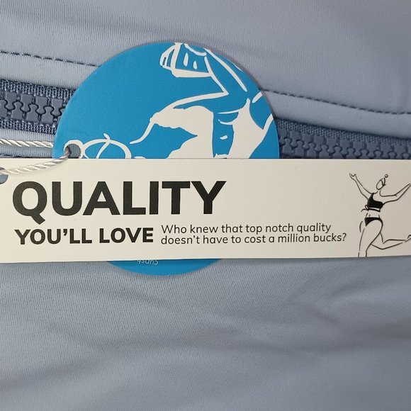 NEW Cupshe Zip-Up Long Sleeve One Piece Swimsuit XL - Picture 7 of 10